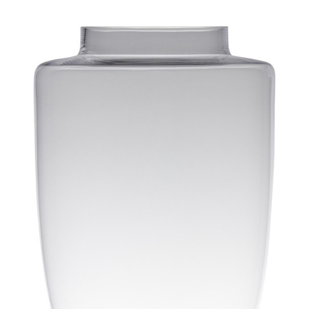 Transparante luxe grote vaas/vazen van glas 45 x 26 cm