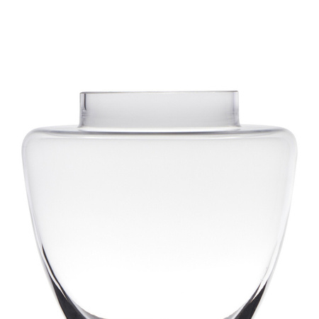 Transparante luxe vaas/vazen van glas 19 x 19 cm