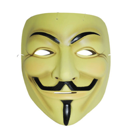 Vendetta masker van plastic