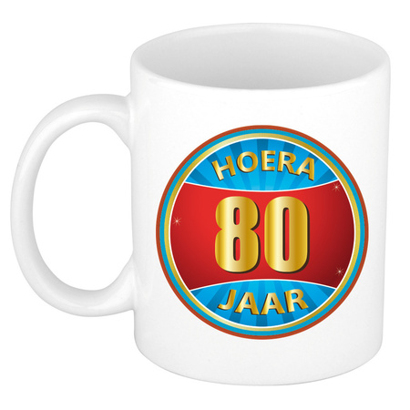 80 year birth day mug 300 ml