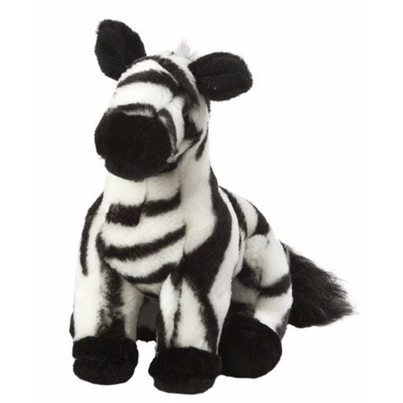 Pluche zebra knuffeldieren 18 cm