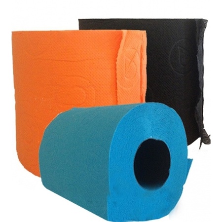 Colored toilet paper package type D